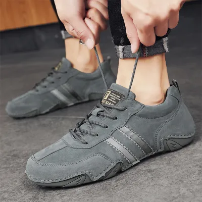 Mesh Leather Casual Shoes 